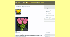 Desktop Screenshot of johnpeace.co.uk